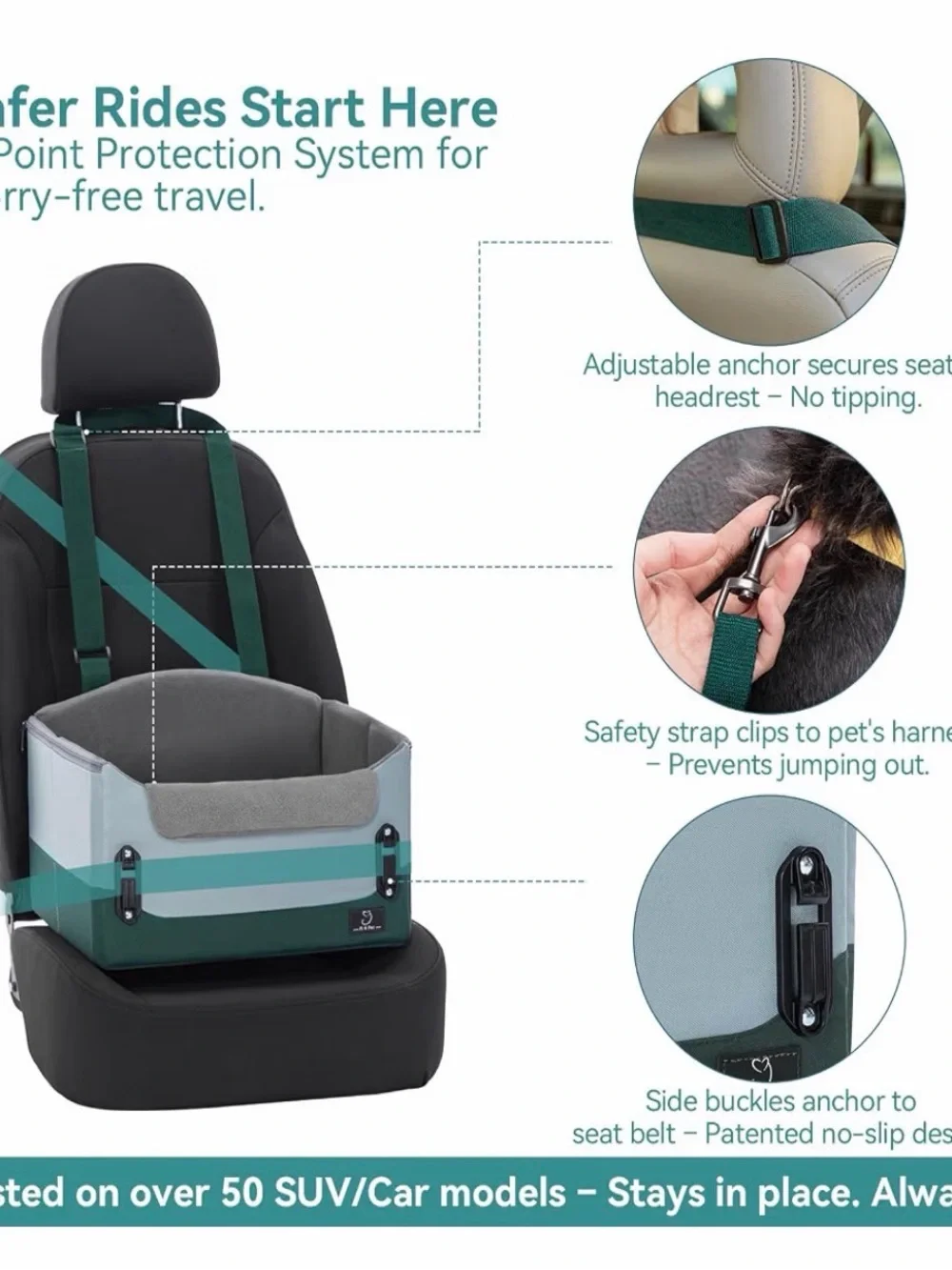4 Pet Dog Car Seat